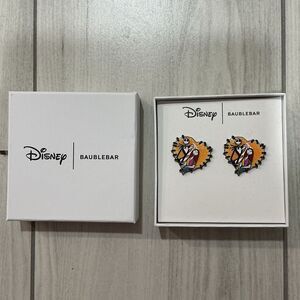 Disney BaubleBar Jack and Sally heart-shaped earrings inspired by The Nightmare